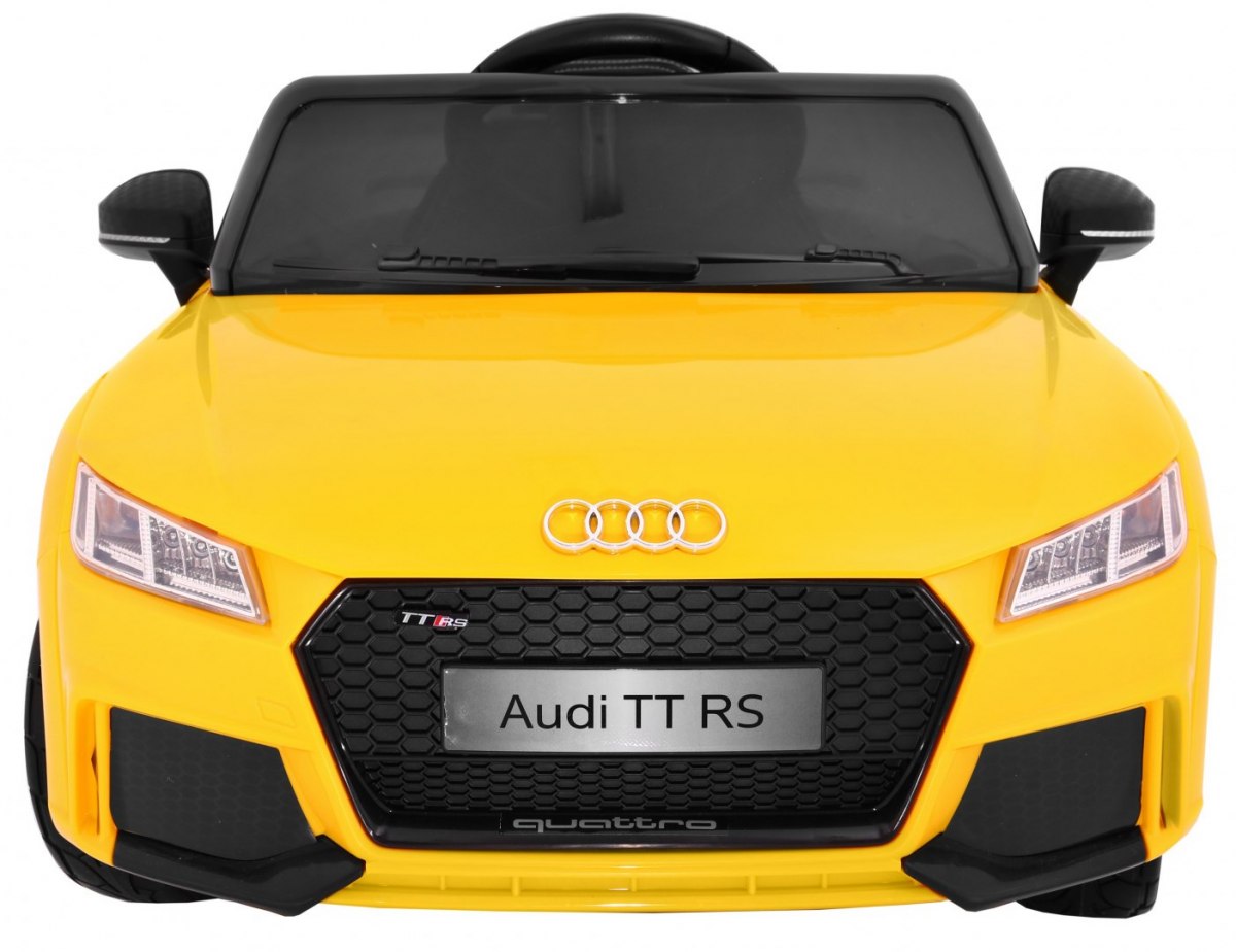 Masinuta electrica pentru copii AUDI TT RS QUATTRO (JJ1198) Galben - imagine 2