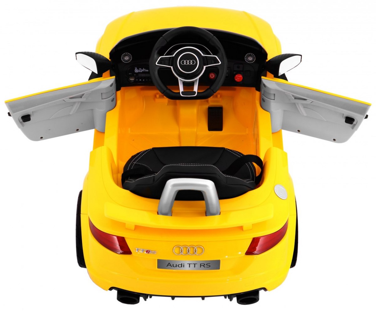 Masinuta electrica pentru copii AUDI TT RS QUATTRO (JJ1198) Galben - imagine 6