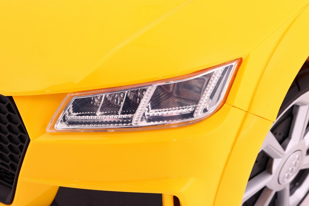 Masinuta electrica pentru copii AUDI TT RS QUATTRO (JJ1198) Galben - imagine 3