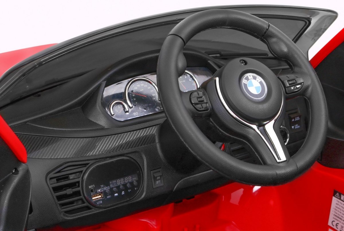 Masinuta electrica pentru copii BMW X6M (2199) Rosu - imagine 8