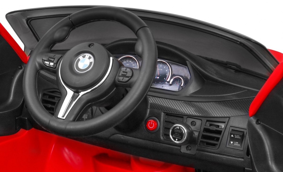 Masinuta electrica pentru copii BMW X6M (2199) Rosu - imagine 10