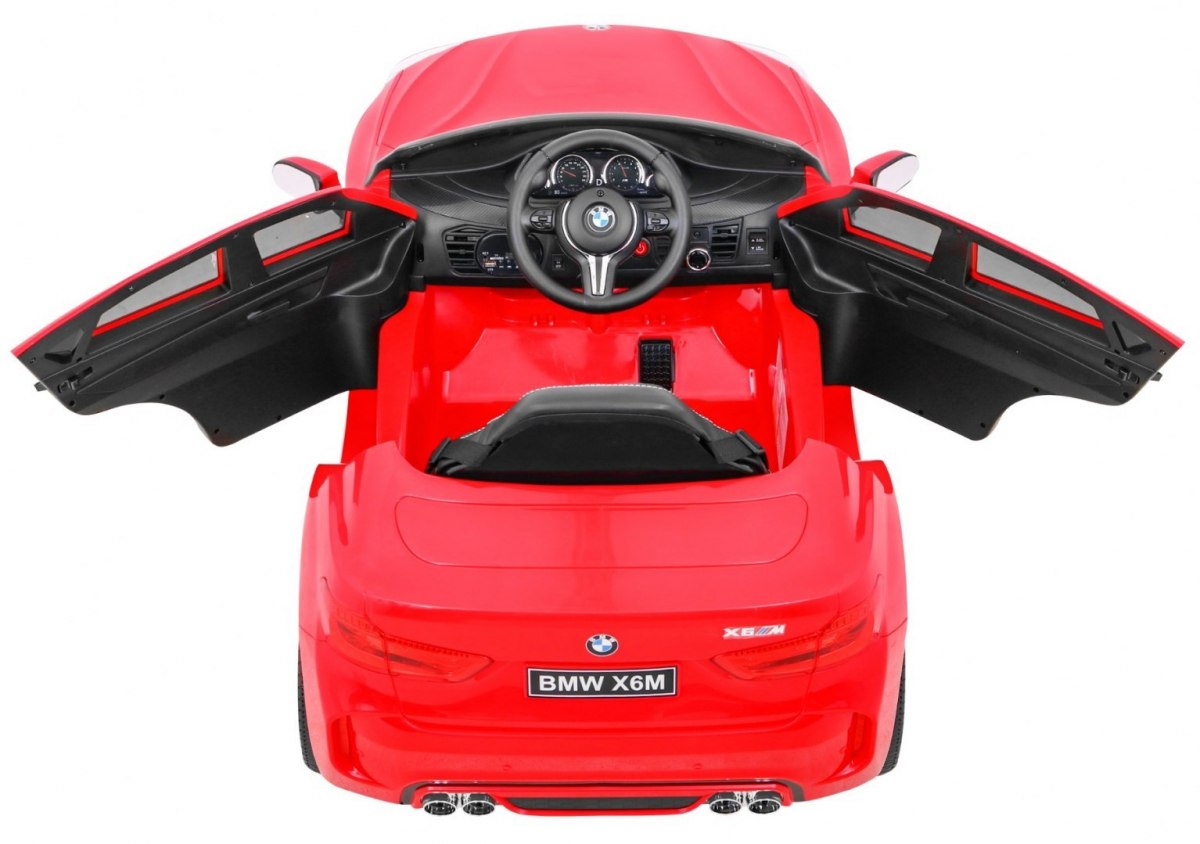 Masinuta electrica pentru copii BMW X6M (2199) Rosu - imagine 7