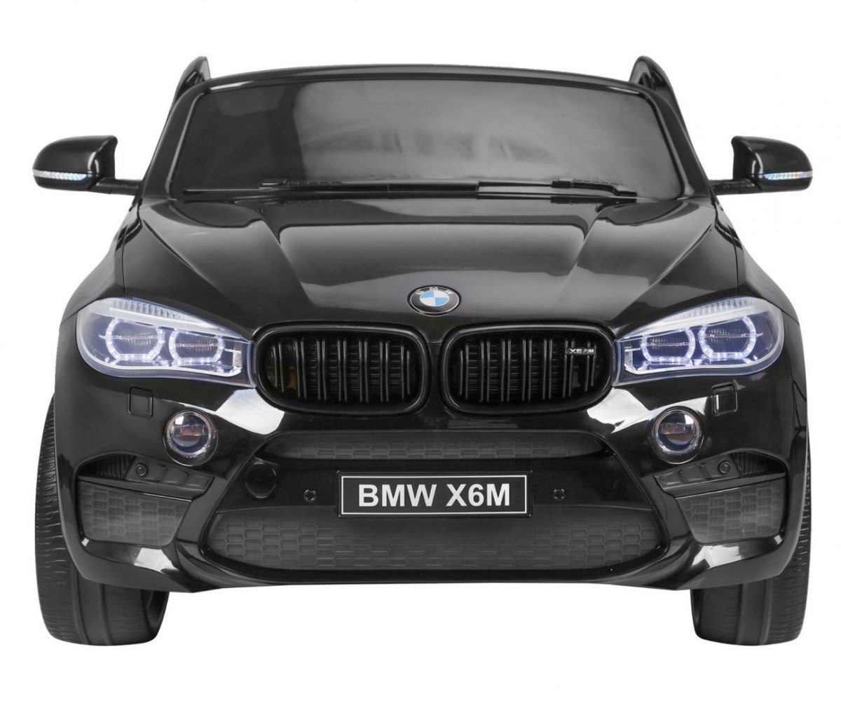 Masinuta electrica pentru copii BMW X6M (2168) XXL cu 2 locuri, Negru metalizat - imagine 6