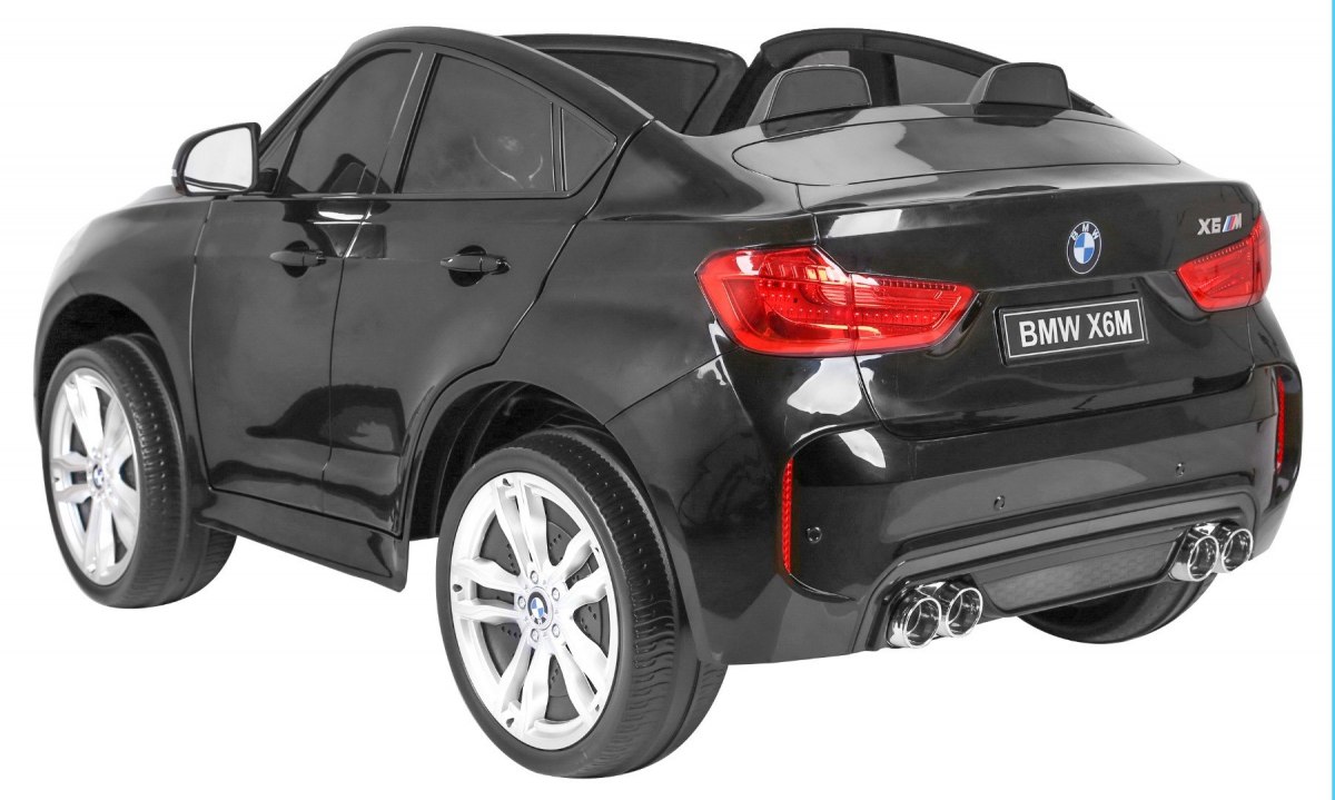 Masinuta electrica pentru copii BMW X6M (2168) XXL cu 2 locuri, Negru metalizat - imagine 5
