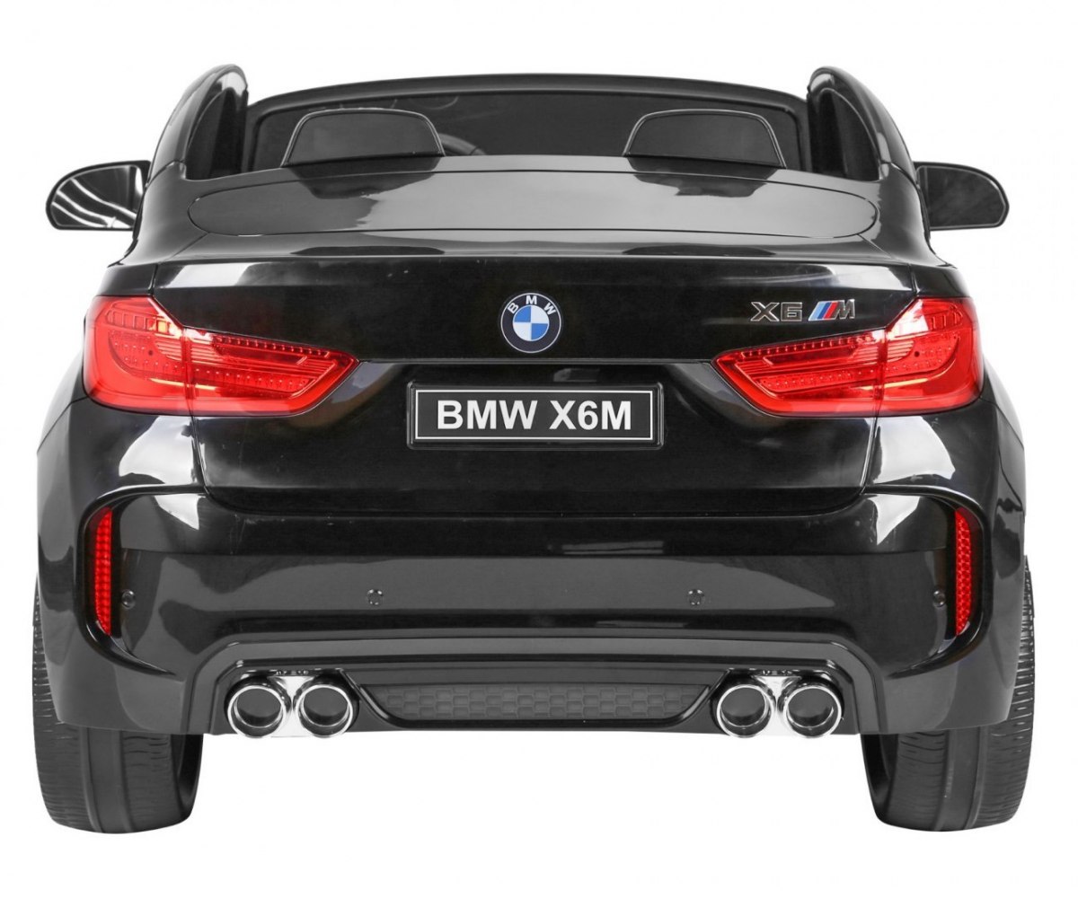 Masinuta electrica pentru copii BMW X6M (2168) XXL cu 2 locuri, Negru metalizat - imagine 7