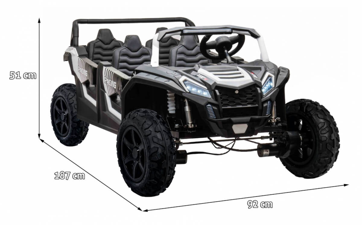 masinuta electrica pentru copii buggy 2000 033 24v 4 seats alb 2.jpg