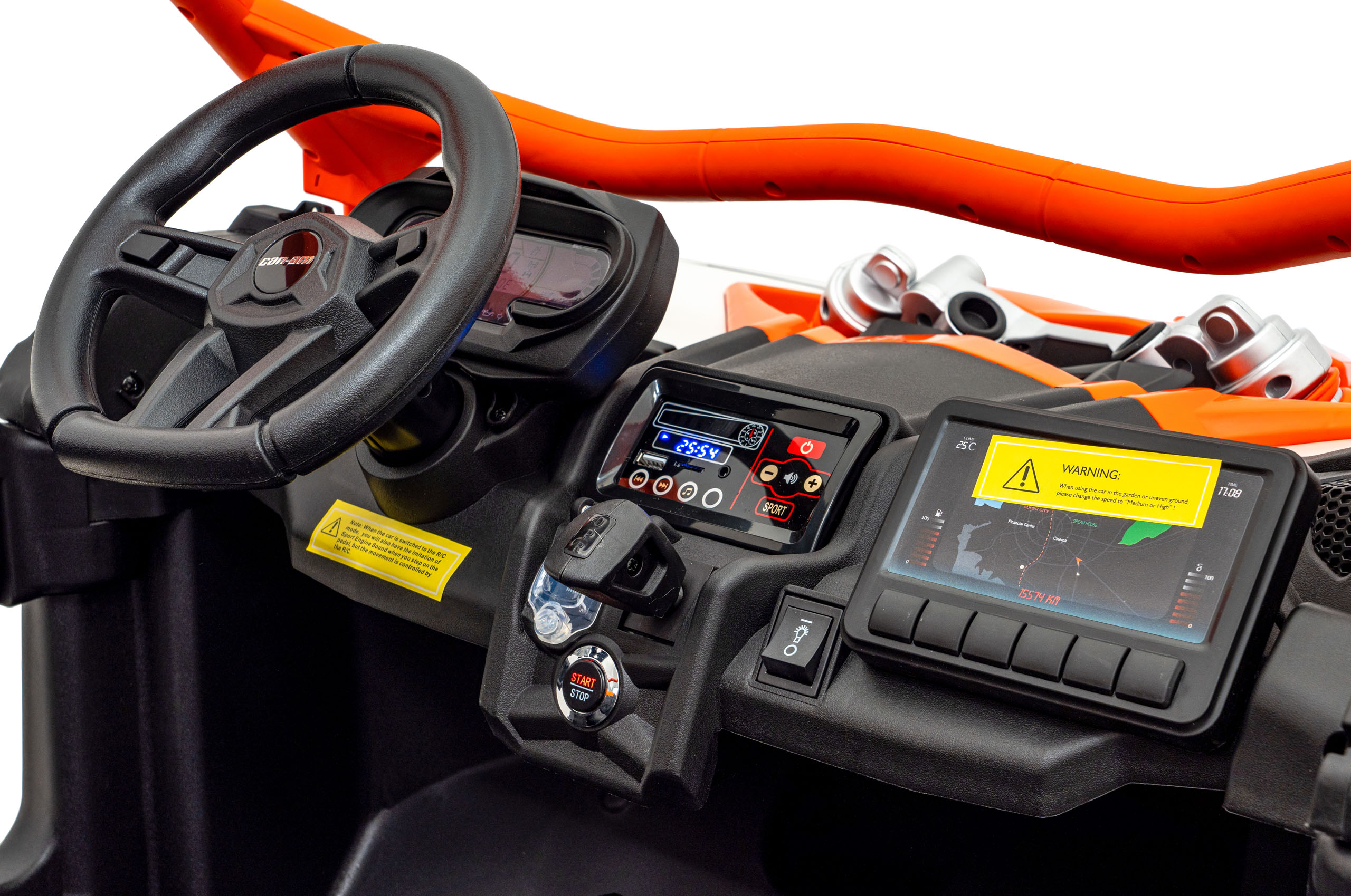 masinuta electrica pentru copii buggy maverick 001 portocaliu 7.jpg