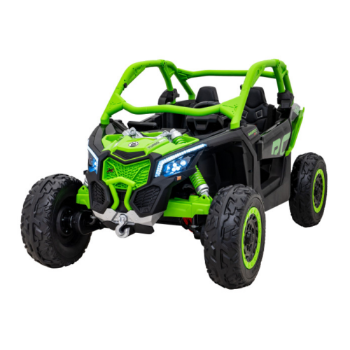 UTV electric pentru copii cu 2 locuri Can-Am Maverick Turbo RR 24V 800W 4×4 (CA001) Verde