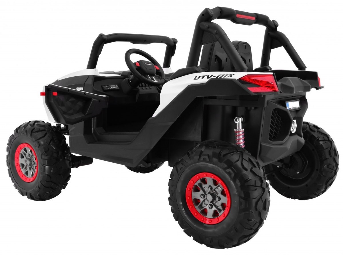 Masinuta electrica pentru copii cu 2 locuri UTV BUGGY POWER 180W 4x4 ecran LCD (ХМХ-603) Alb - imagine 3