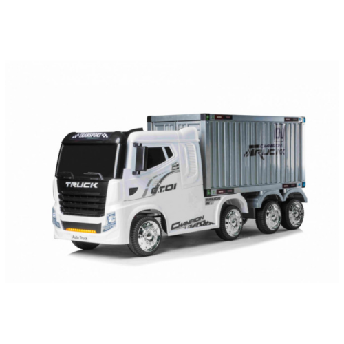 Masinuta electrica pentru copii Camion cu remorca „Container Truck” (2011) Alb
