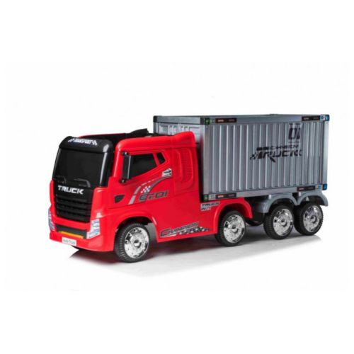 Masinuta electrica pentru copii Camion cu remorca „Container Truck” (2011) Rosu