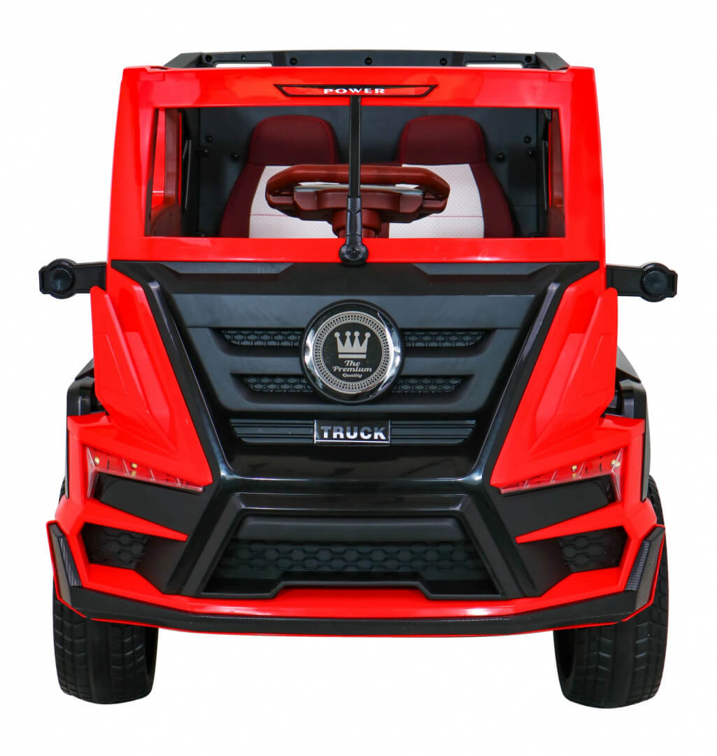 masinuta electrica pentru copii camion truck cu remorca 2020 rosu 3.jpg