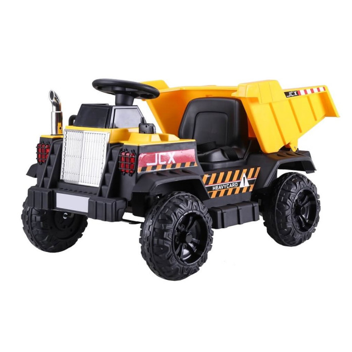 Masinuta electrica pentru copii "Construction Truck" cu basculanta (s606) Galben
