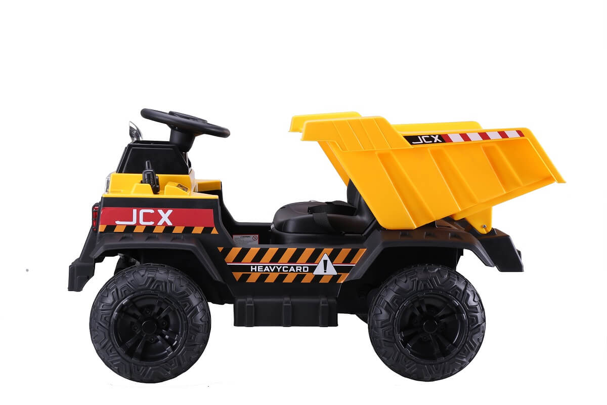 Masinuta electrica pentru copii "Construction Truck" cu basculanta (s606) Galben - imagine 2