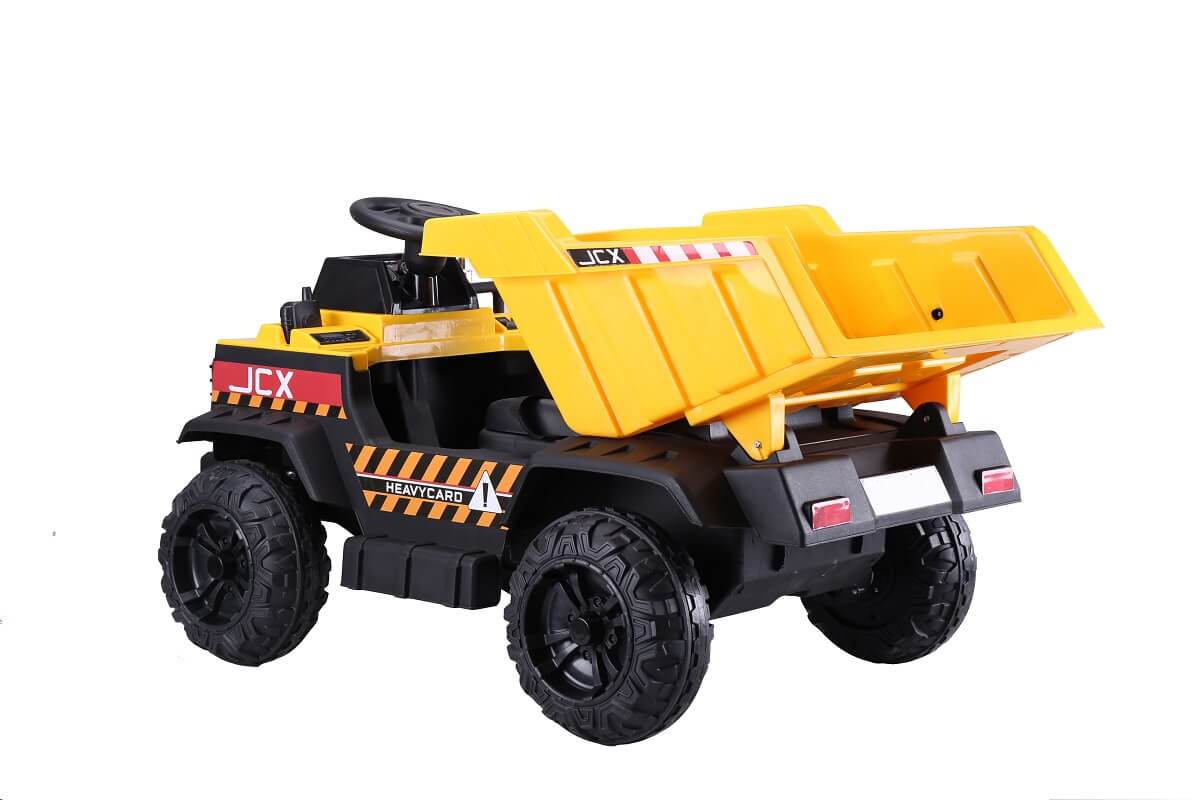 Masinuta electrica pentru copii "Construction Truck" cu basculanta (s606) Galben - imagine 3