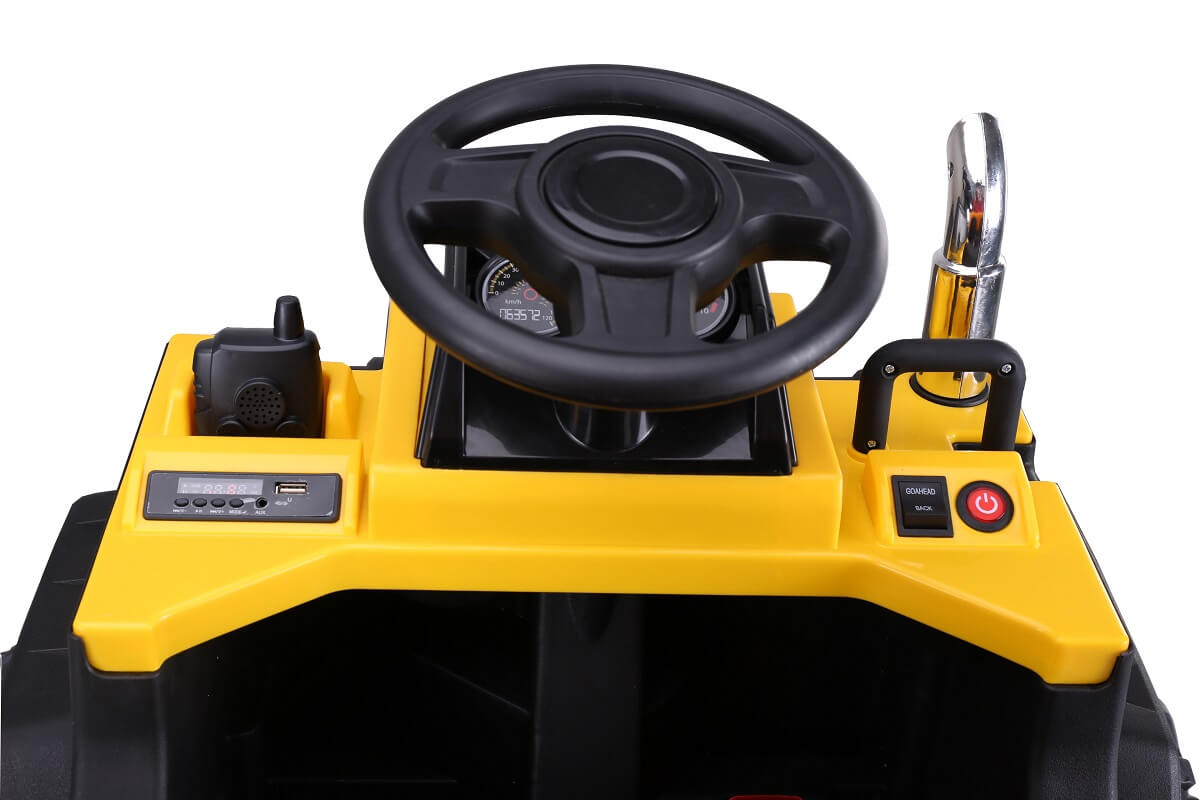 Masinuta electrica pentru copii "Construction Truck" cu basculanta (s606) Galben - imagine 4