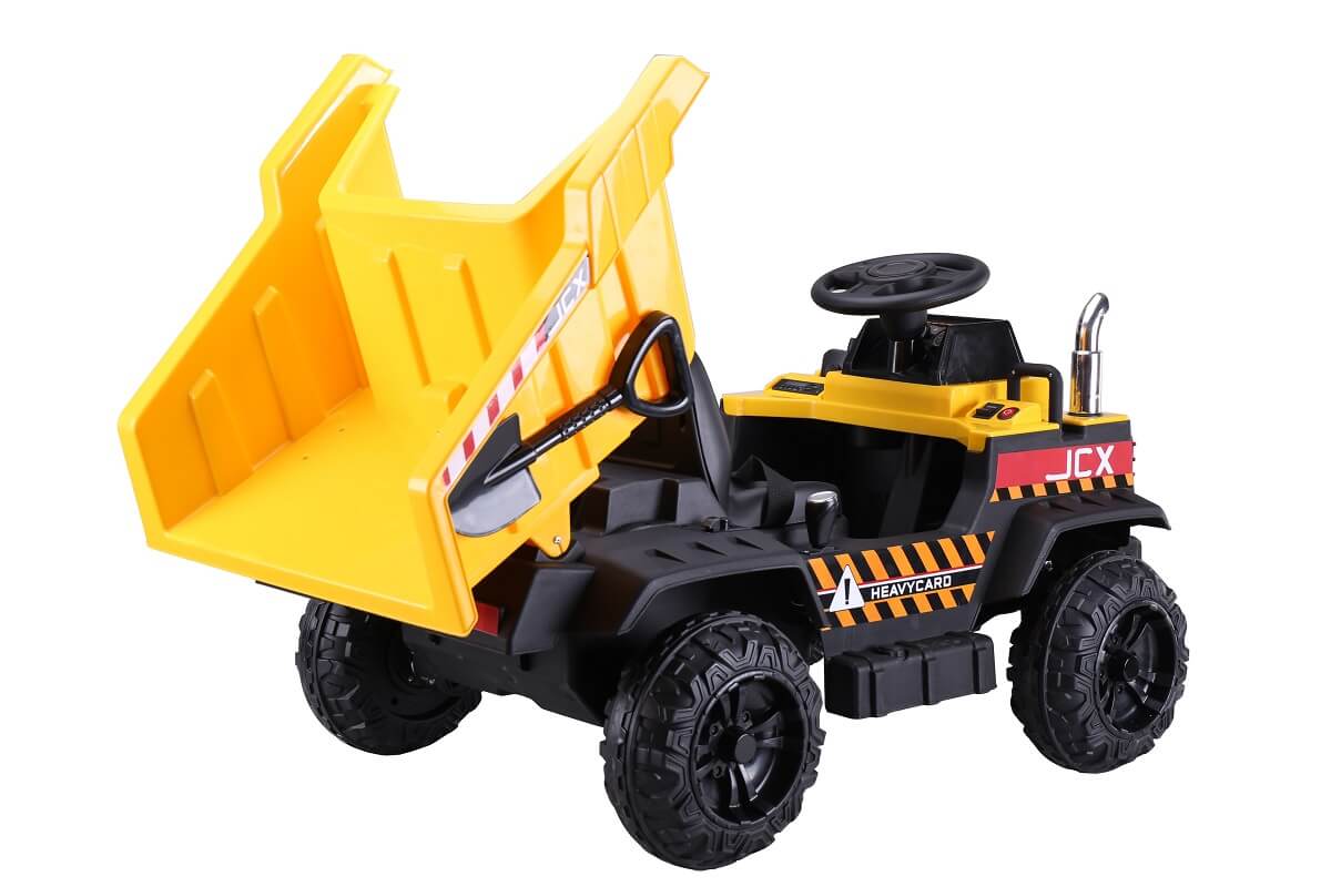 Masinuta electrica pentru copii "Construction Truck" cu basculanta (s606) Galben - imagine 5