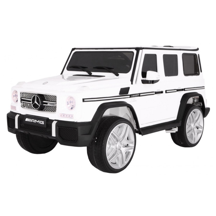Masinuta electrica pentru copii MERCEDES AMG G65, Alb metalizat