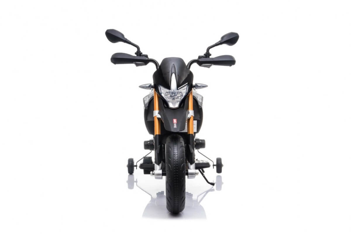 Motocicleta electrica pentru copii APRILIA DORSODURO 900 (A007), Negru - imagine 2
