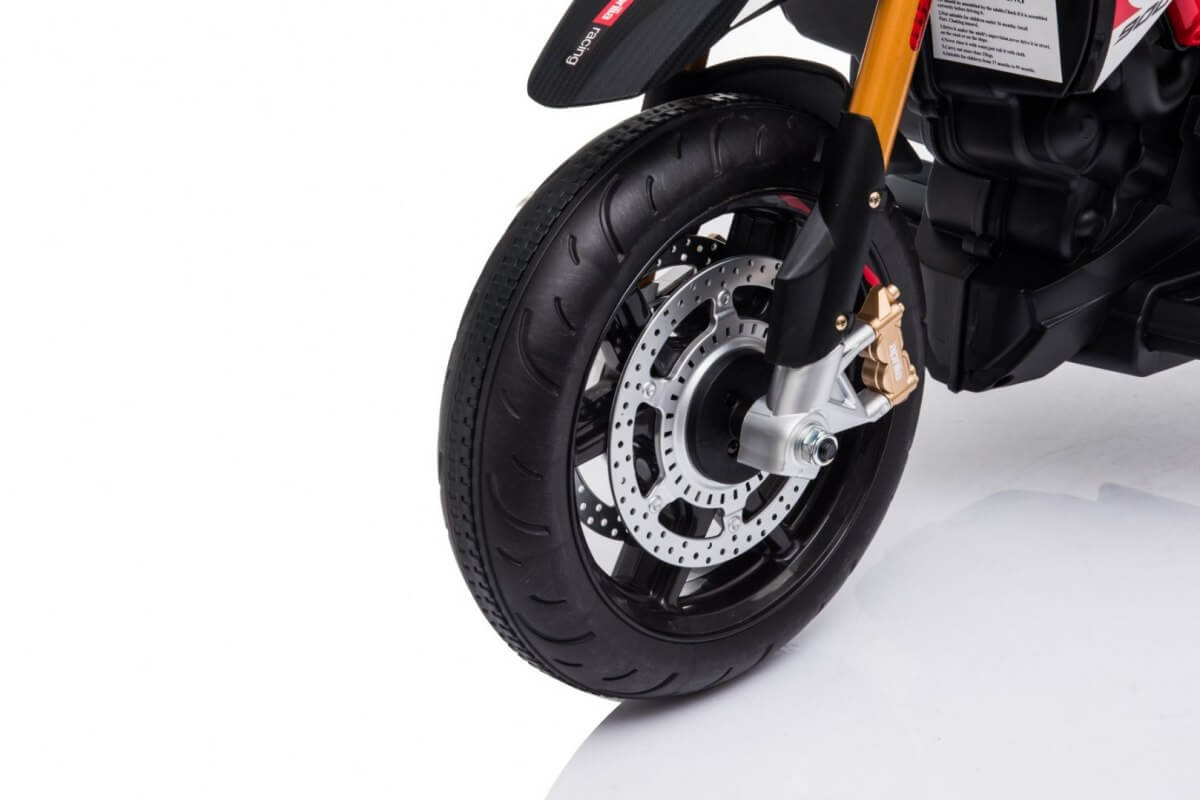 Motocicleta electrica pentru copii APRILIA DORSODURO 900 (A007), Negru - imagine 4