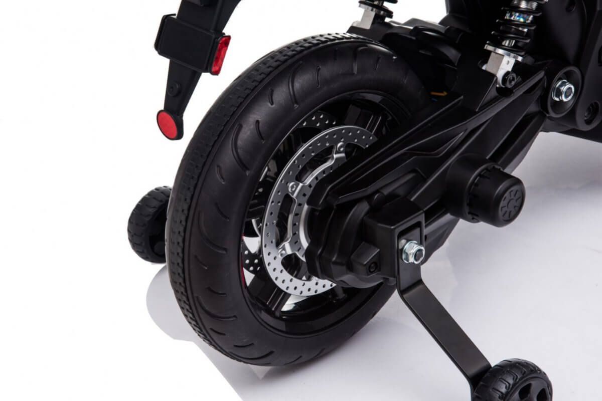 Motocicleta electrica pentru copii APRILIA DORSODURO 900 (A007), Negru - imagine 6