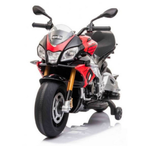 Motocicleta electrica pentru copii 12 Volti Aprilia Tuono V4 (A010) Rosu