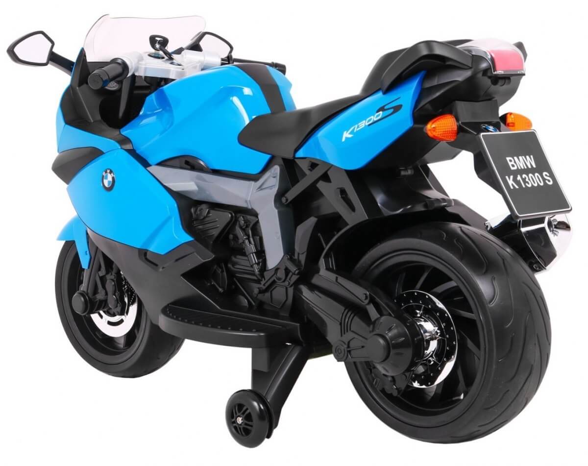 Motocicleta electrica pentru copii BMW K1300S (283) Albastru - imagine 6