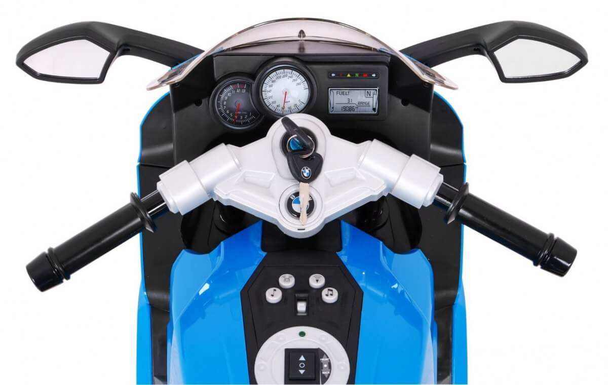 Motocicleta electrica pentru copii BMW K1300S (283) Albastru - imagine 3