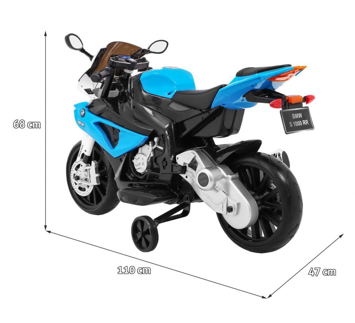 Motocicleta electrica pentru copii BMW S1000RR (JT528) Albastru - imagine 2