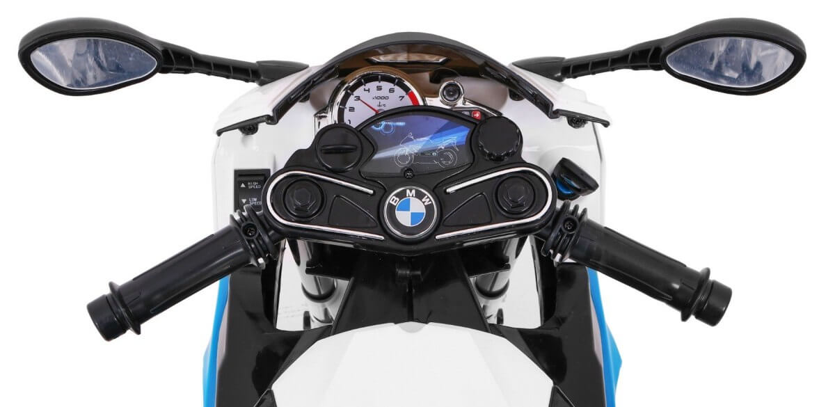 Motocicleta electrica pentru copii BMW S1000RR (JT528) Albastru - imagine 9