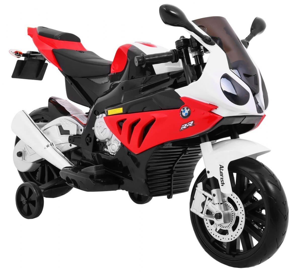 Motocicleta electrica pentru copii BMW S1000RR (JT528) Rosu - imagine 9