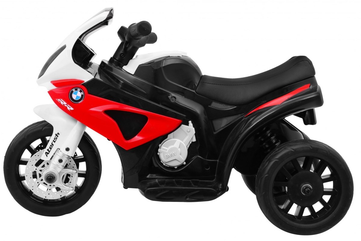 Motocicleta electrica mica de 6 volti, BMW S1000 RR (5188) Rosu - imagine 4