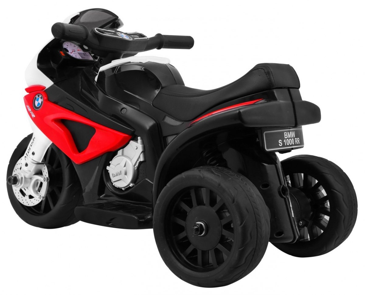 Motocicleta electrica mica de 6 volti, BMW S1000 RR (5188) Rosu - imagine 5