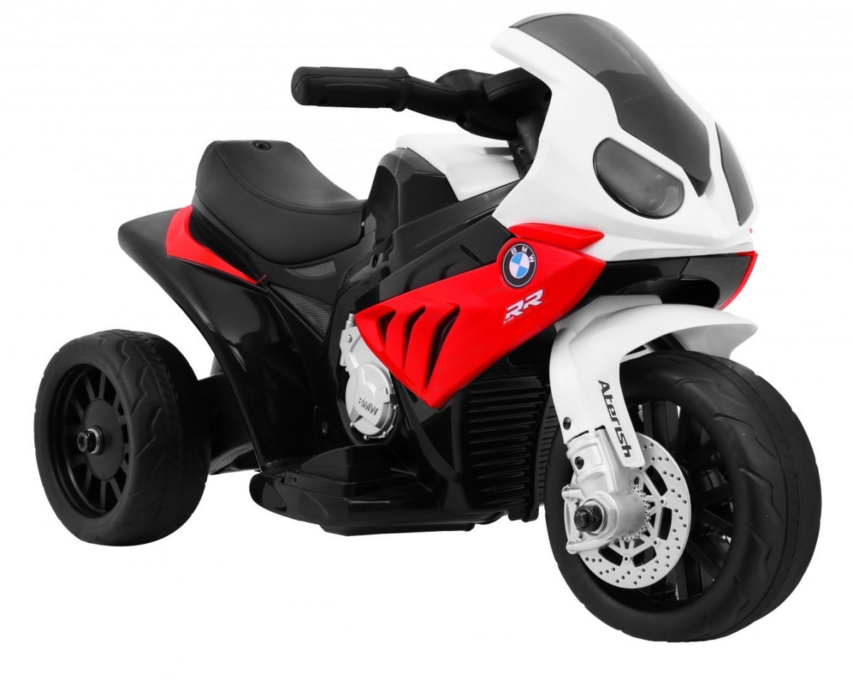 Motocicleta electrica mica de 6 volti, BMW S1000 RR (5188) Rosu - imagine 8