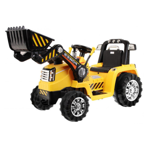 Tractor electric pentru copii cu Telecomanda (1005) Galben