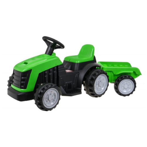 Tractor electric pentru copii cu remorca (1908), Verde
