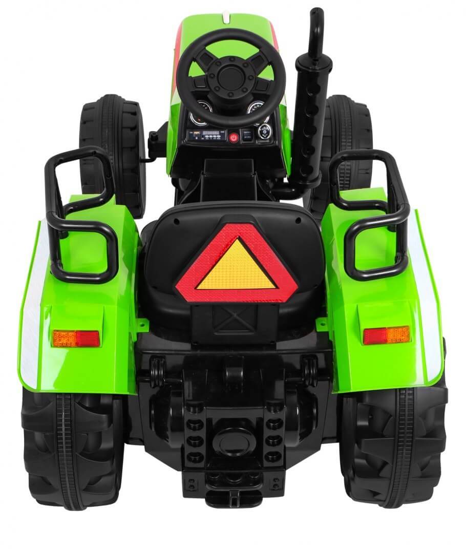 Tractor electric pentru copii cu roti mare BLAZIN (2788) Verde - imagine 5