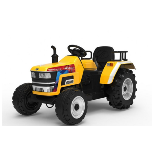 Tractor electric pentru copii cu roti mari BLAZIN POWER LUX (2788) Galben